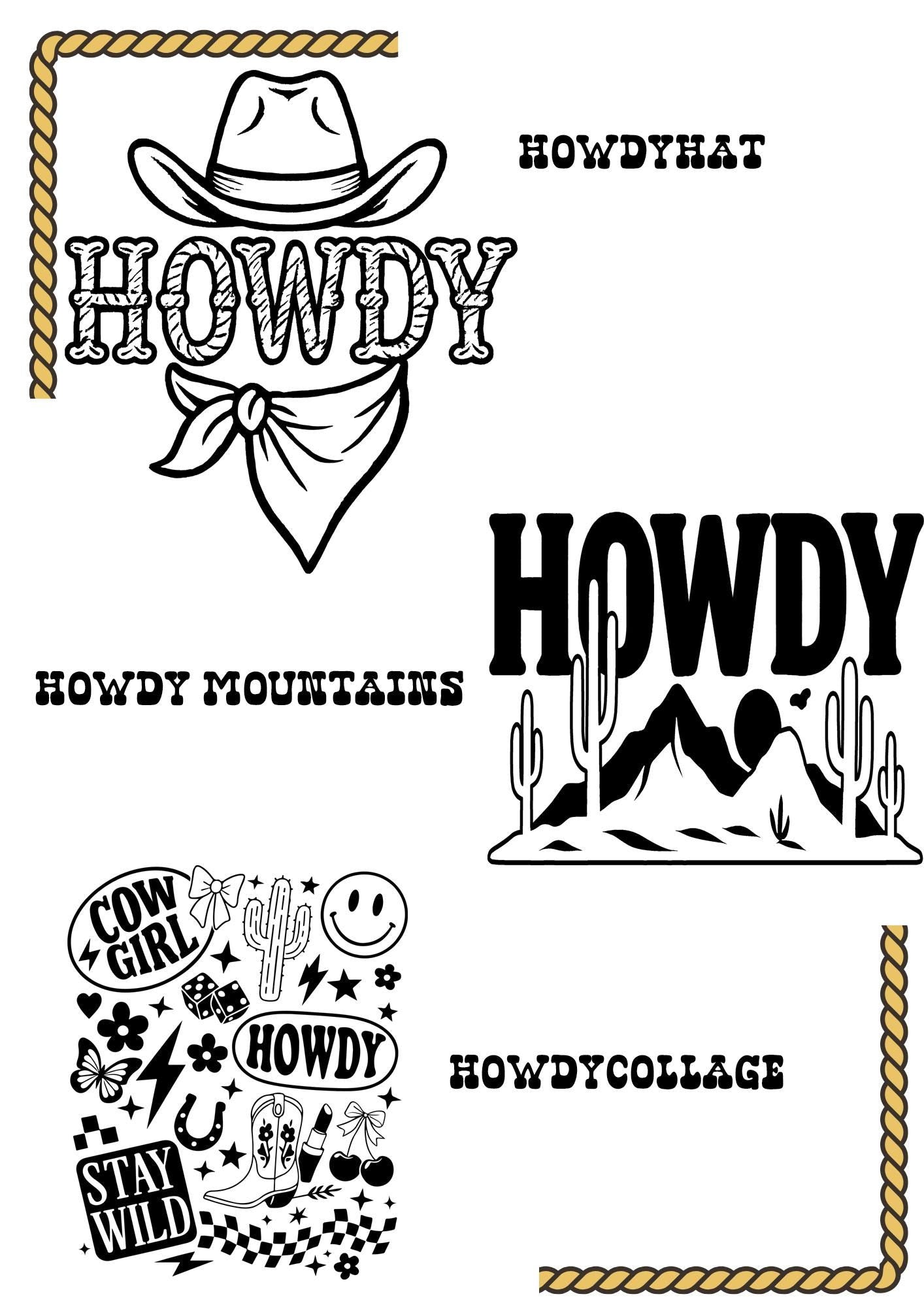 30 oz Howdy Tumbler | Western Drinkware | Punchy