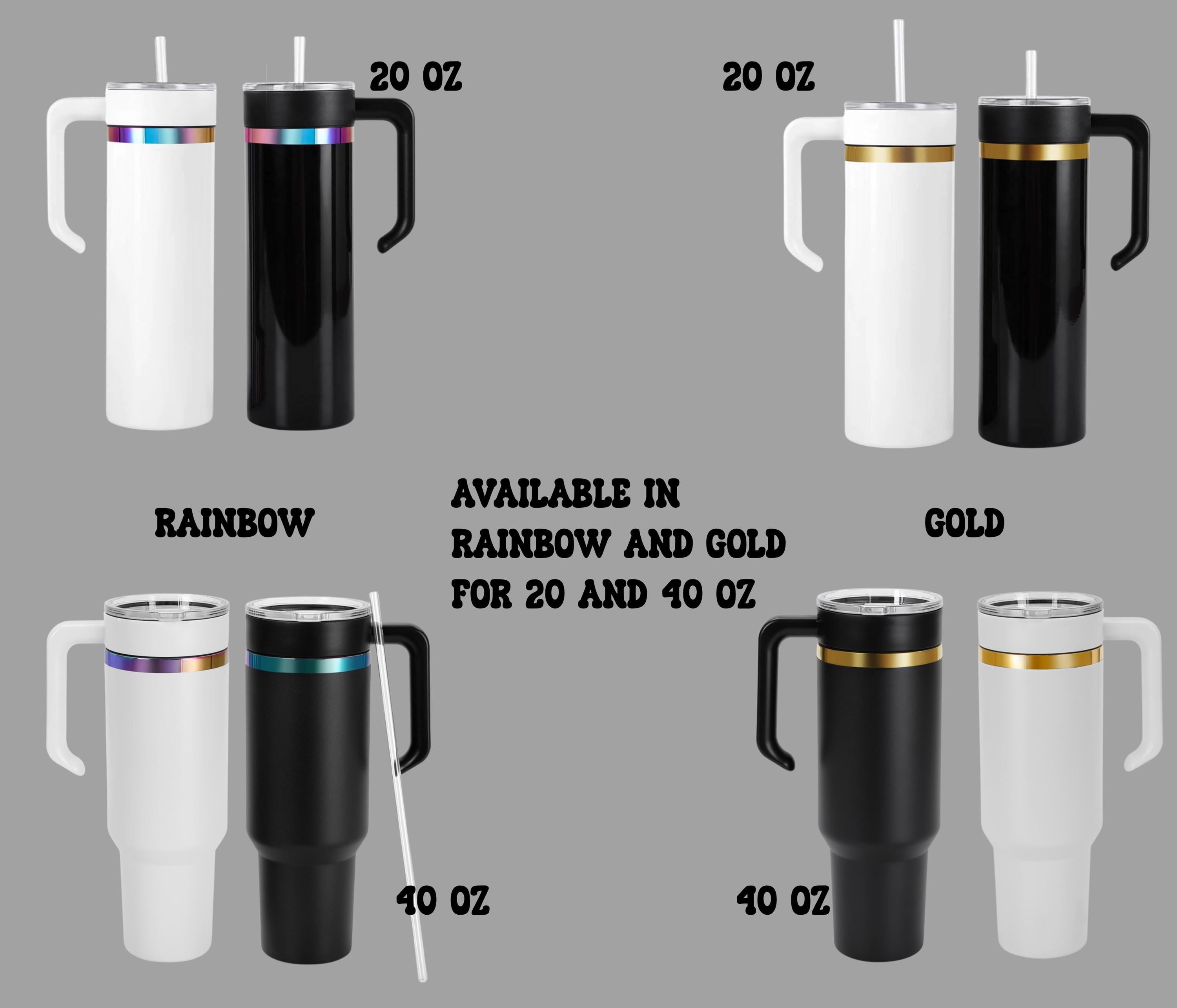 40 oz Mama and Butterfly Tumblers