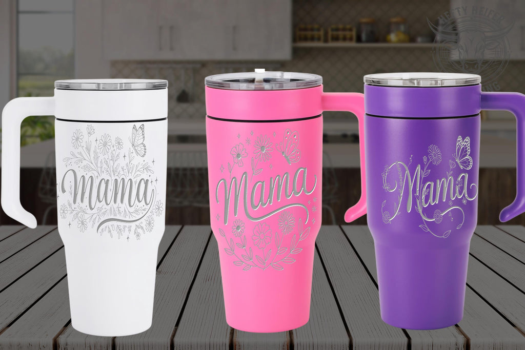 30 oz Mama and Butterfly Tumblers