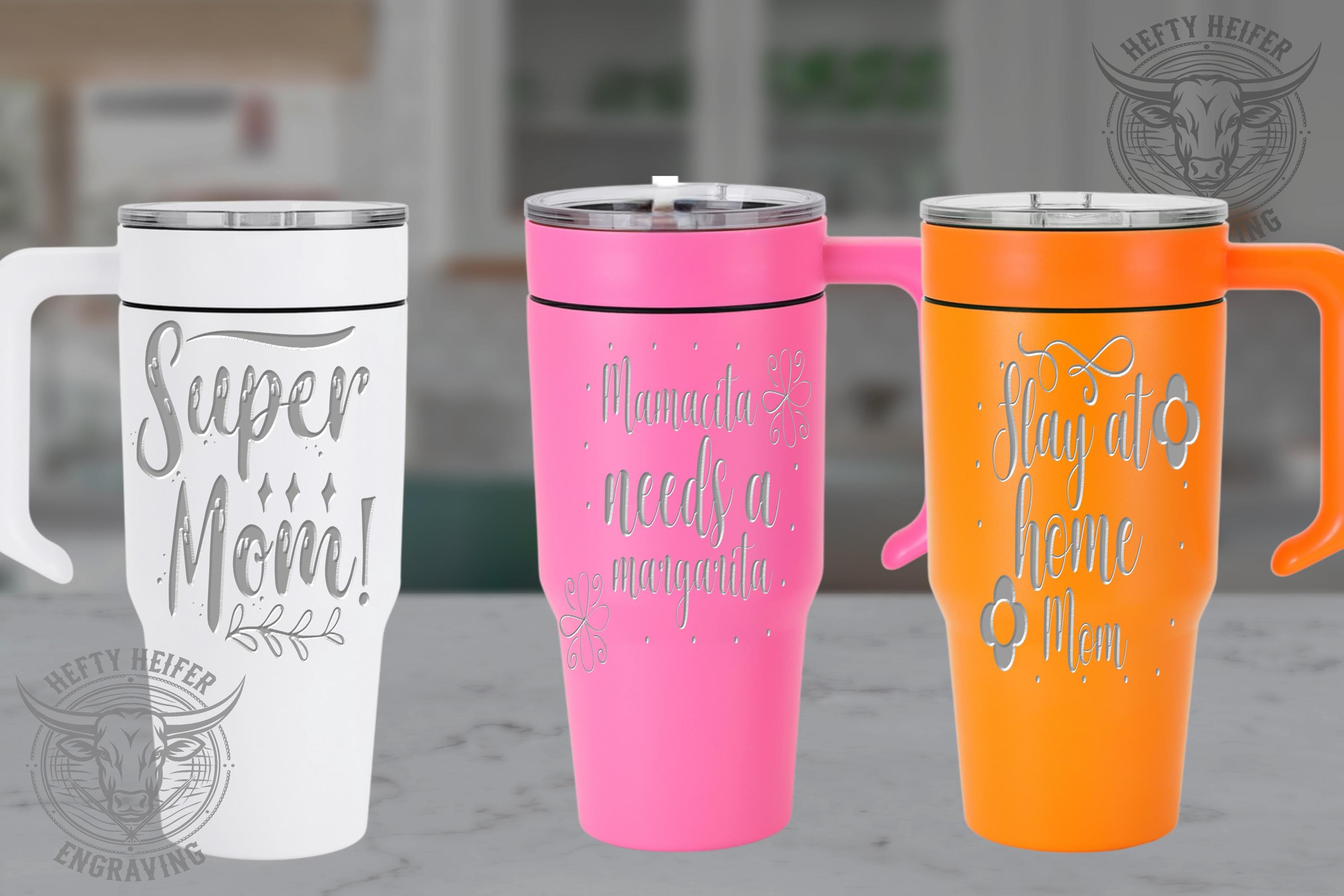 30 oz Mother's Day Engraved Tumbler, Personalized,