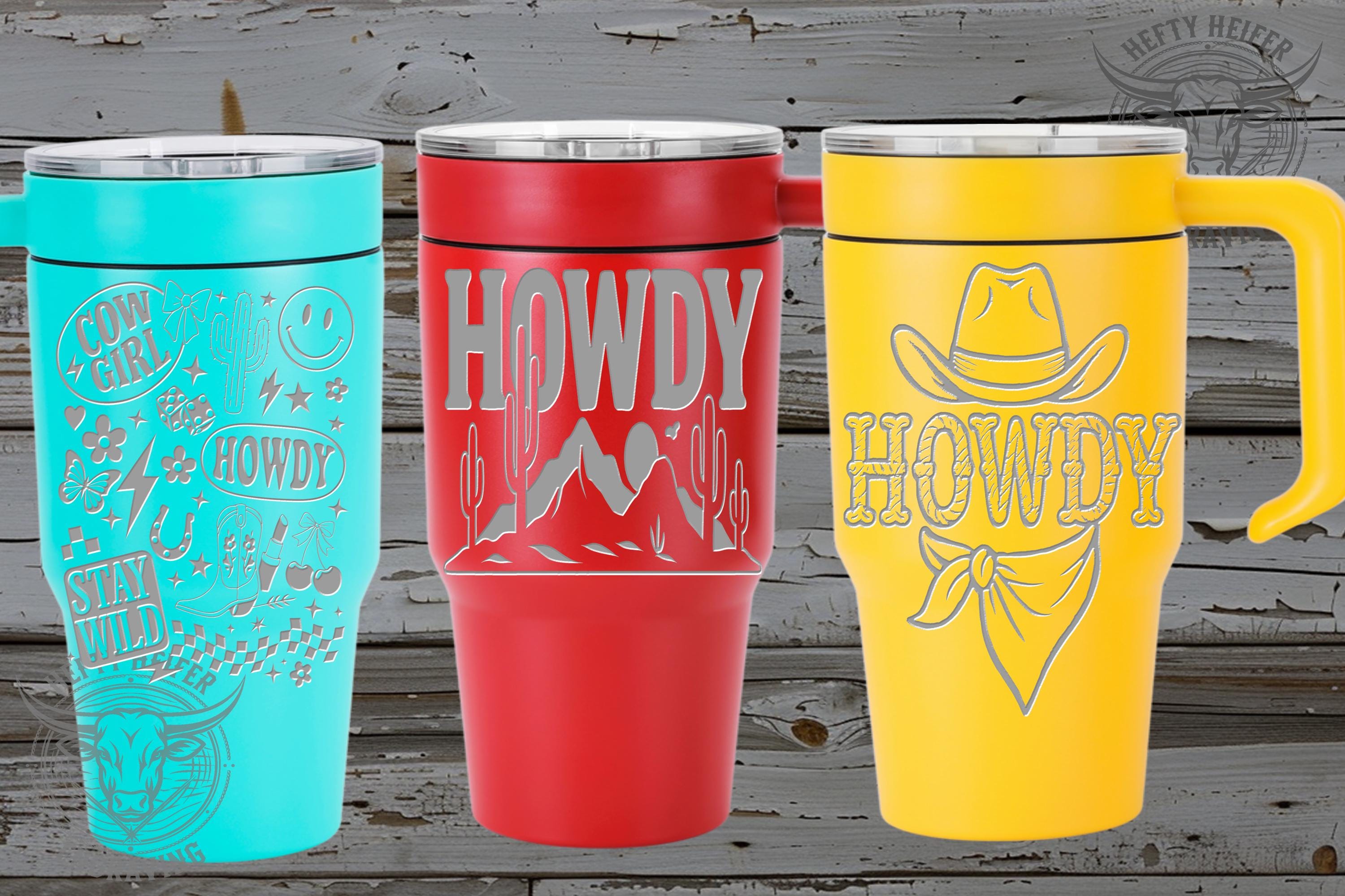 30 oz Howdy Tumbler | Western Drinkware | Punchy
